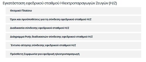 More information about "Εγκατάσταση εφεδρικού σταθμού Ηλεκτροπαραγωγών Ζευγών (Η/Ζ) Ver. 2023"