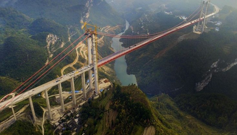 More information about "Κίνα: Ολοκληρώθηκε η δεύτερη μεγαλύτερη κρεμαστή γέφυρα του Κόσμου"