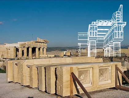 More information about "Μερική αποκατάσταση της στέγης του Παρθενώνα"