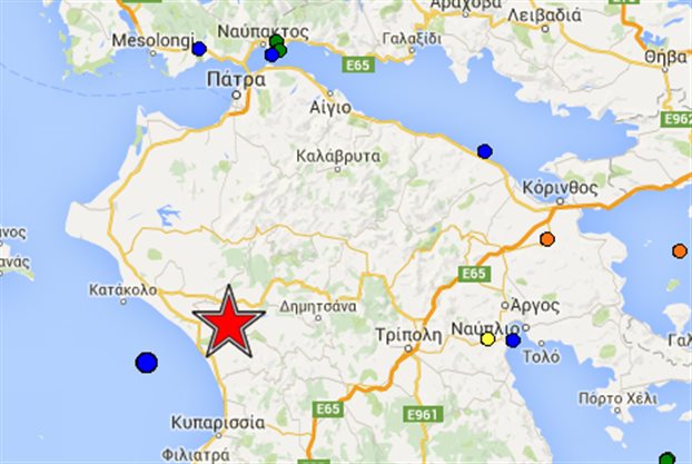 More information about "Σεισμός 5,2 βαθμών στη δυτική Πελοπόννησο"