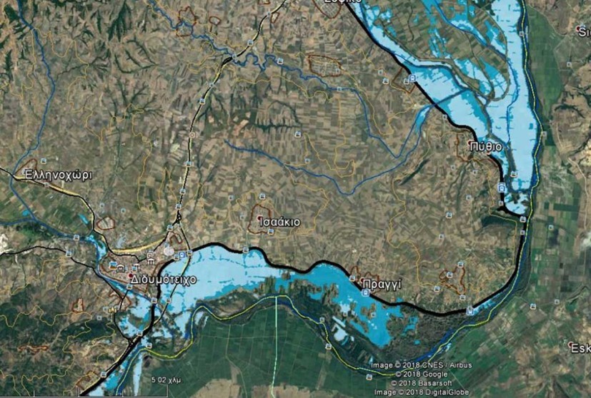 More information about "Στα 92.620 στρέμματα οι πλημμυρισμένες εκτάσεις στην Π.Ε. Έβρου"