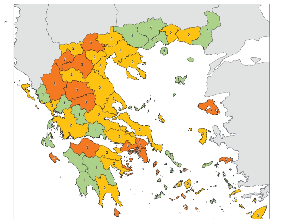 More information about "Κορωνοϊός: Ο χάρτης υγειονομικής ασφάλειας της χώρας"