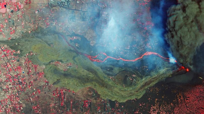 More information about "Δορυφορική απεικόνιση της ροής λάβας στη Λα Πάλμα -Στην Ευρώπη έφθασε η έκλυση διοξειδίου του θείου"