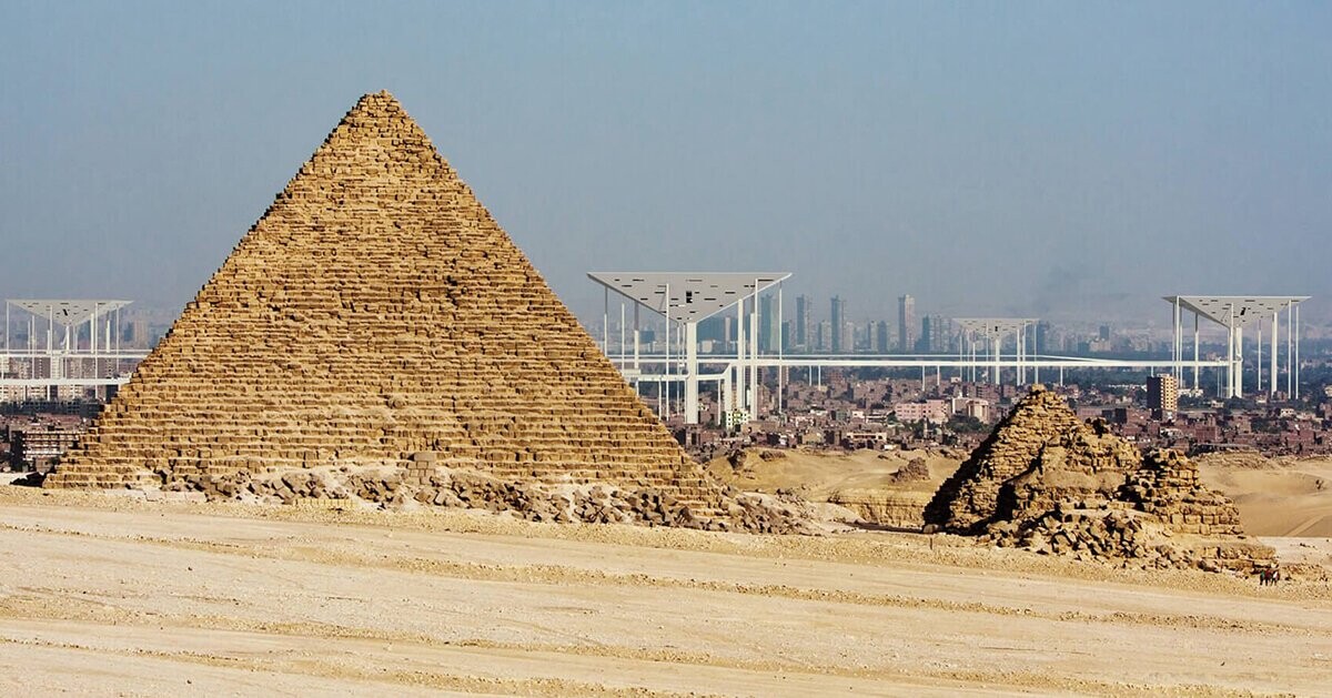 More information about "Σχέδια για επτά ανεστραμμένες πυραμίδες πάνω από την πόλη του Καϊρου"