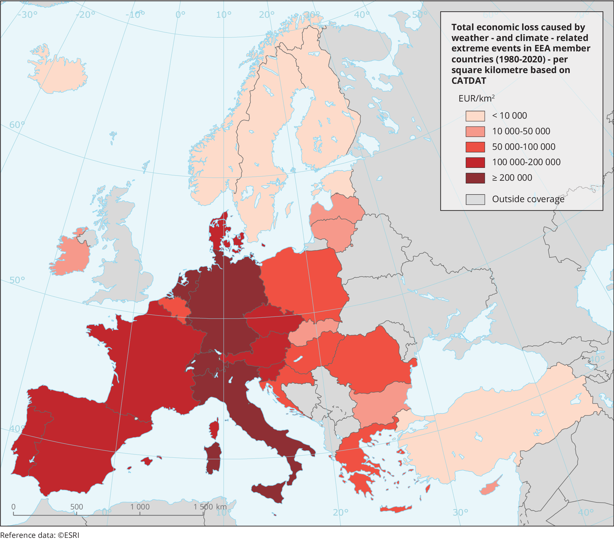 More information about "Κοντά στο μισό τρισεκατομμύριο ευρώ οι οικονομικές απώλειες από τις ακραίες καιρικές συνθήκες και το κλίμα στην Ευρώπη τα τελευταία 40 χρόνια"