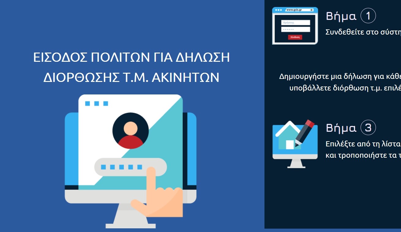 Αδήλωτα τετραγωνικά: Άνοιξε η ηλεκτρονική πλατφόρμα για υποβολή δηλώσεων για αδήλωτα τετραγωνικά με πρόστιμο 20%