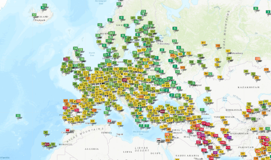 More information about "EEA: Η Αθήνα στην 227η θέση στην ποιότητα αέρα από 344 ευρωπαϊκές πόλεις"