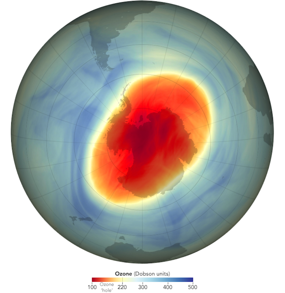 More information about "Η τρύπα του όζοντος συνεχίζει να συρρικνώνεται το 2022, σύμφωνα με επιστήμονες της NASA και της NOAA"