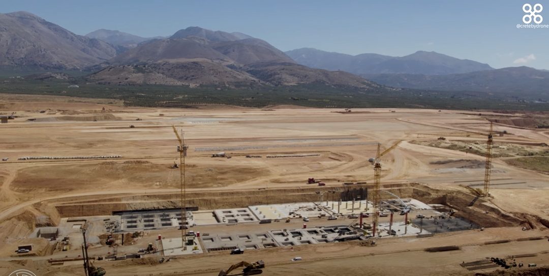 More information about "Η πορεία εξέλιξης των κατασκευαστικών εργασιών στο νέο αεροδρόμιο στο Καστέλι Κρήτης"