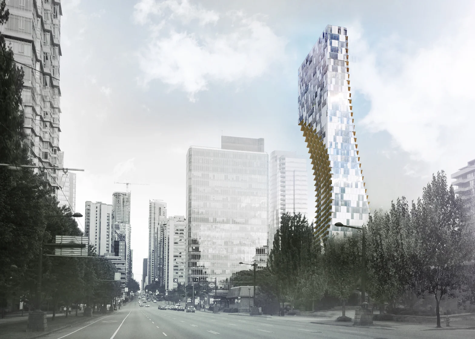More information about "Τέλος του έτους ολοκληρώνεται ο ουρανοξύστης Alberni του Kengo Kuma στο Βανκούβερ"
