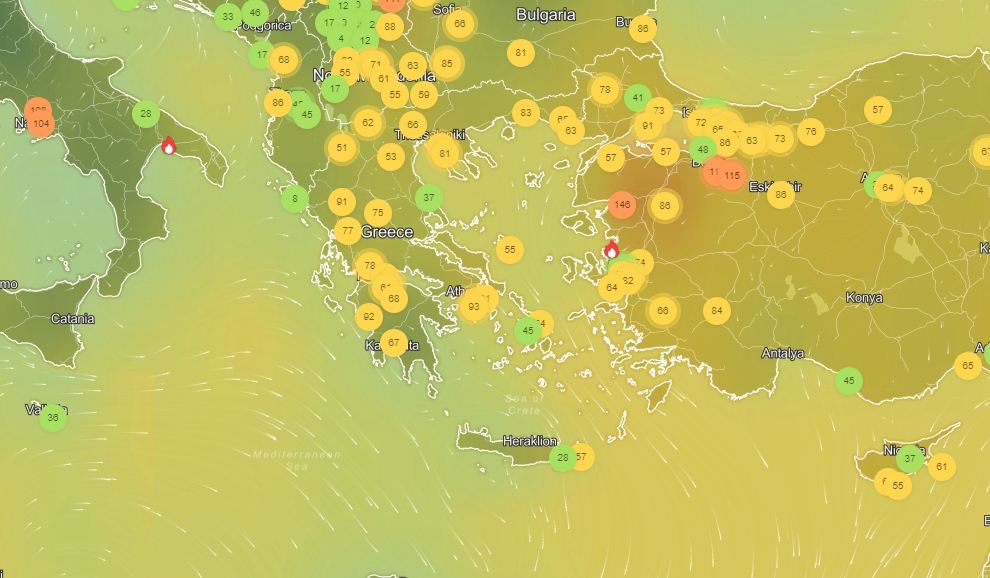 More information about "IQAir: Οι δέκα (10) ελληνικές πόλεις με τη χειρότερη ποιότητα αέρα"