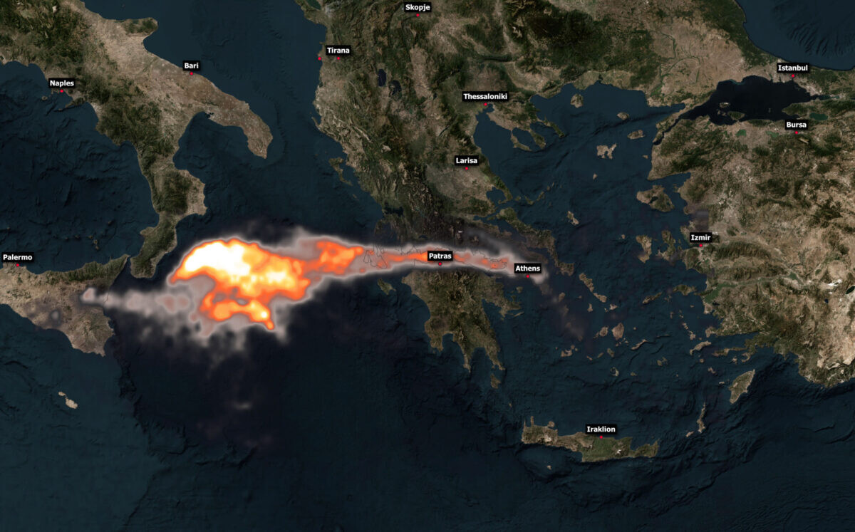 More information about "Αίτνα: Εξερράγη το ηφαίστειο – Μέχρι την Αθήνα ταξίδεψε ο καπνός"