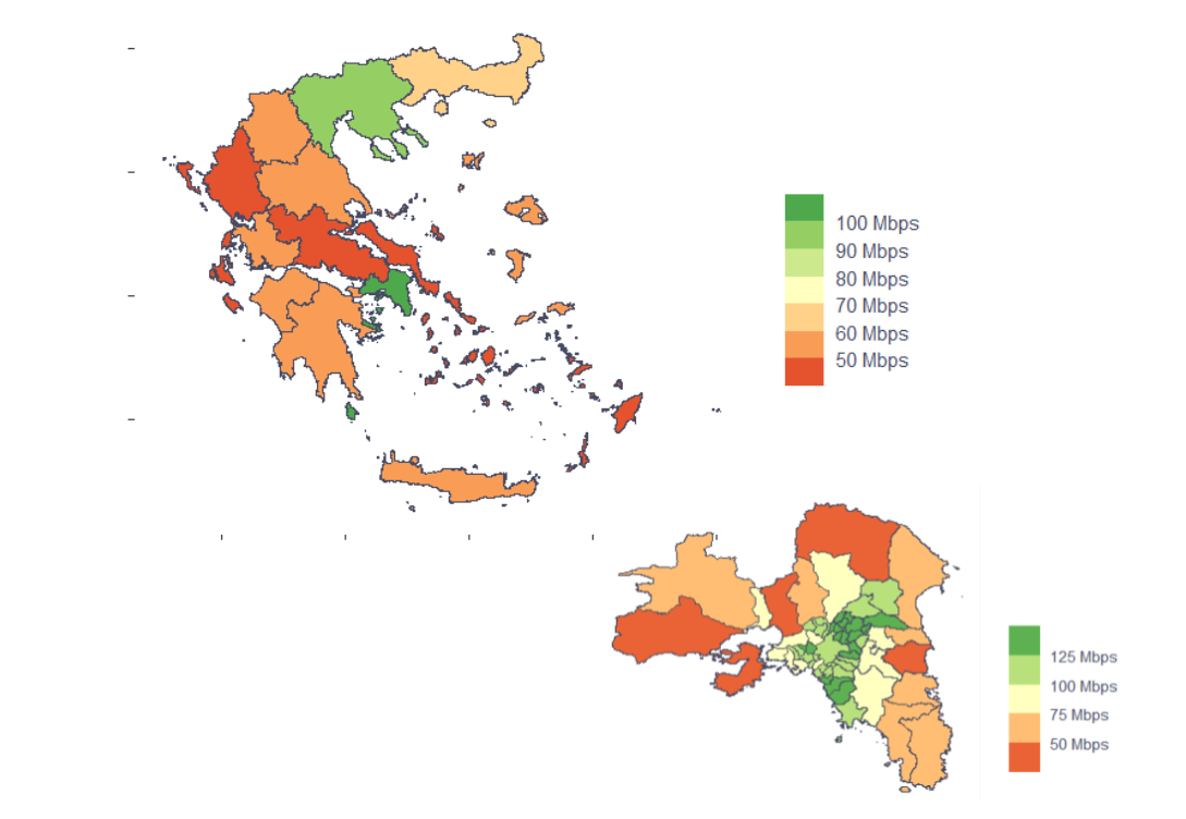 More information about "ΕΕΤΤ: Μεγάλες ανισότητες στις ταχύτητες Διαδικτύου μεταξύ των δήμων της χώρας"