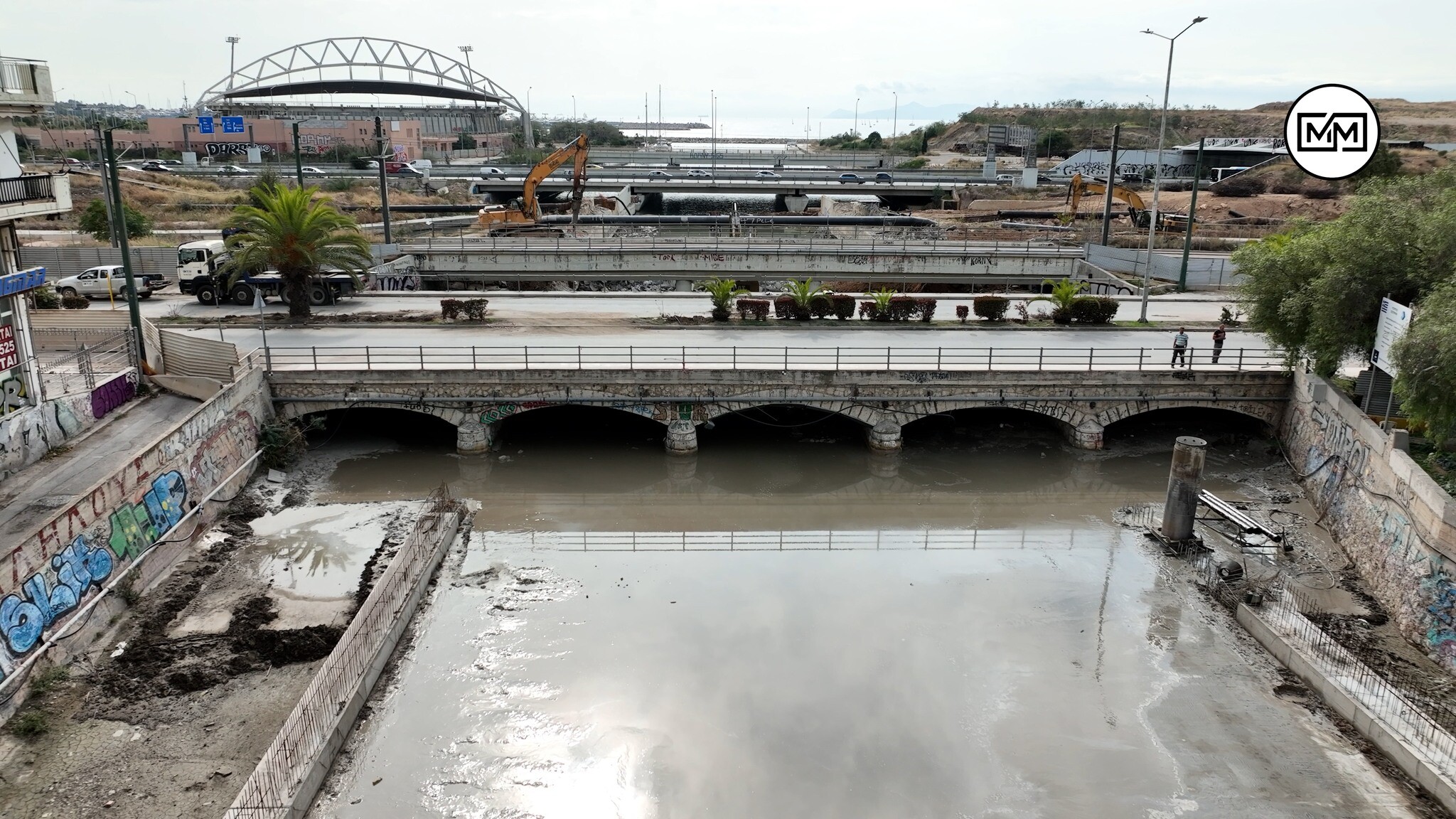 More information about "Γέφυρα Ιλισσού: Κατεδαφίστηκε η μοναδική σωζόμενη πεντάτοξη γέφυρα της Αθήνας"