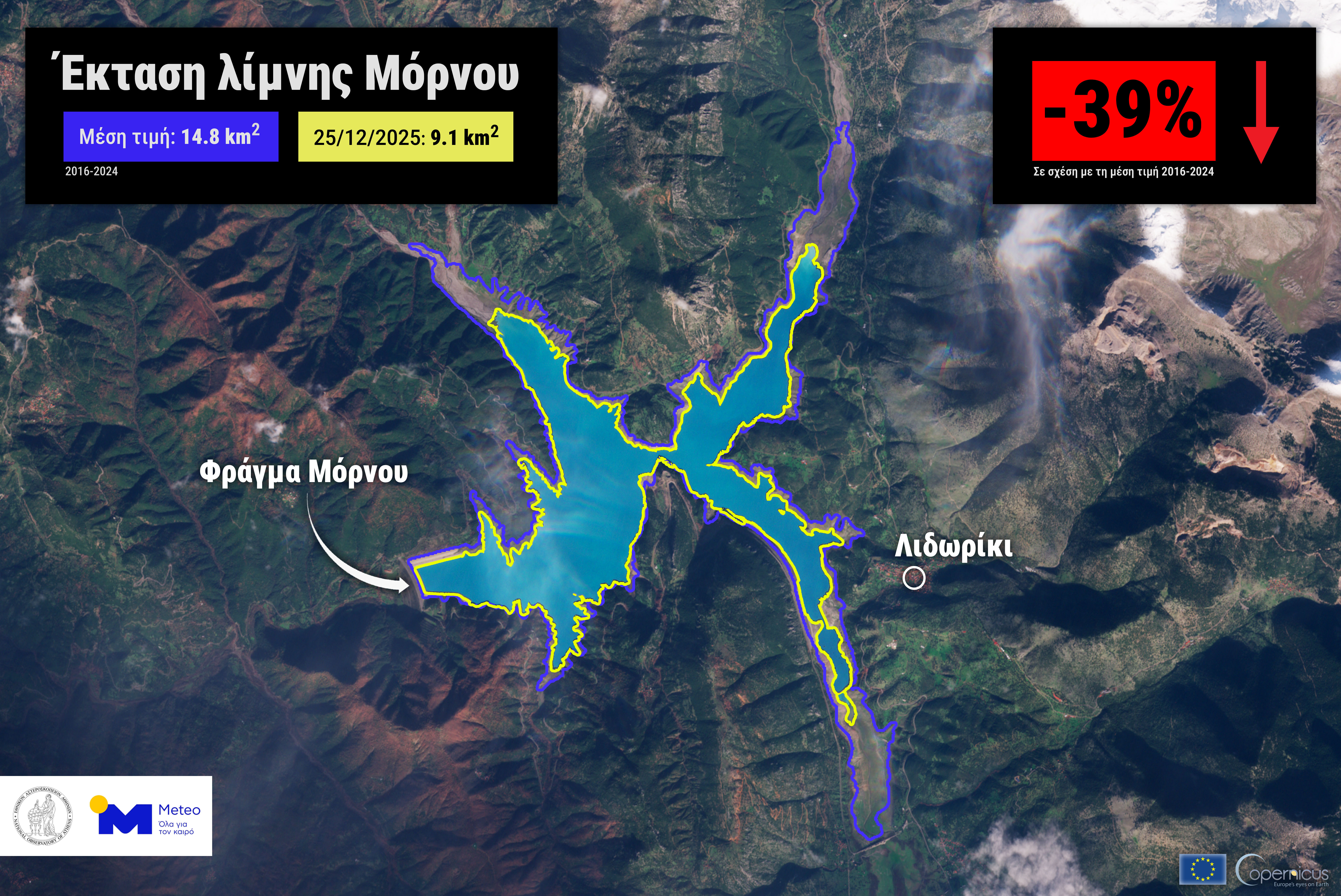 More information about "Η σημασία της παρακολούθησης της λίμνης Μόρνου-Τα στατιστικά"